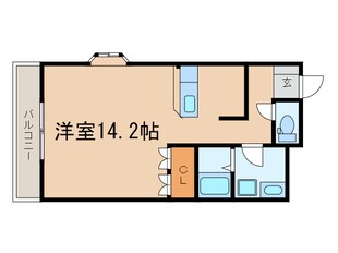 ミレニアムハイツ熊本の物件間取画像